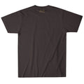 The Rural Cloth ACC Longhorn Tee is displayed from the back in dark gray, with a small brown 