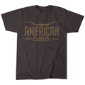 The ACC Longhorn Tee by Rural Cloth is a dark gray shirt featuring 