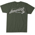 Rural Cloth's We Hunt Deer Tee is a dark green, large size T-shirt featuring the text 