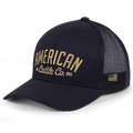 The ACC Embroidered Hat by Rural Cloth is a black baseball cap with 