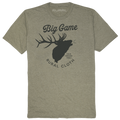 Big Game Tee-Military Green Frost