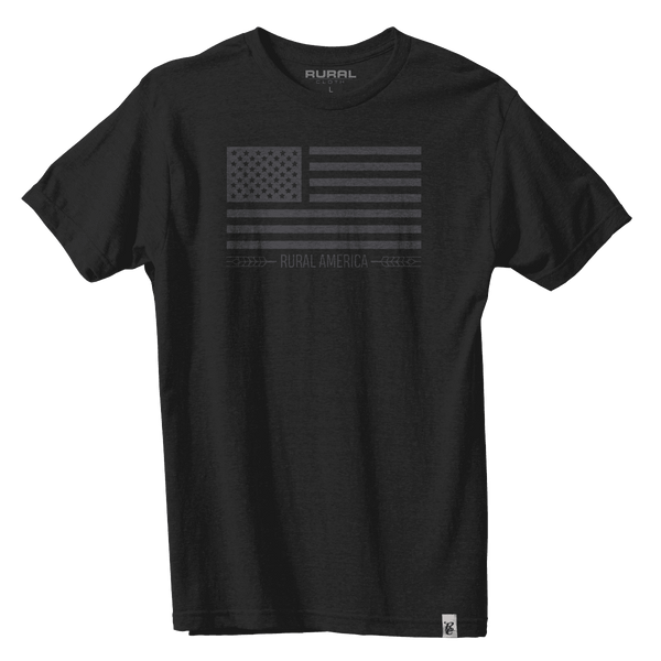 American flag shirt black and white sale