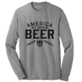 Hops and Barley Long Sleeve-Gray Frost
