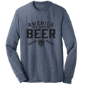 Hops and Barley Long Sleeve-Navy Frost