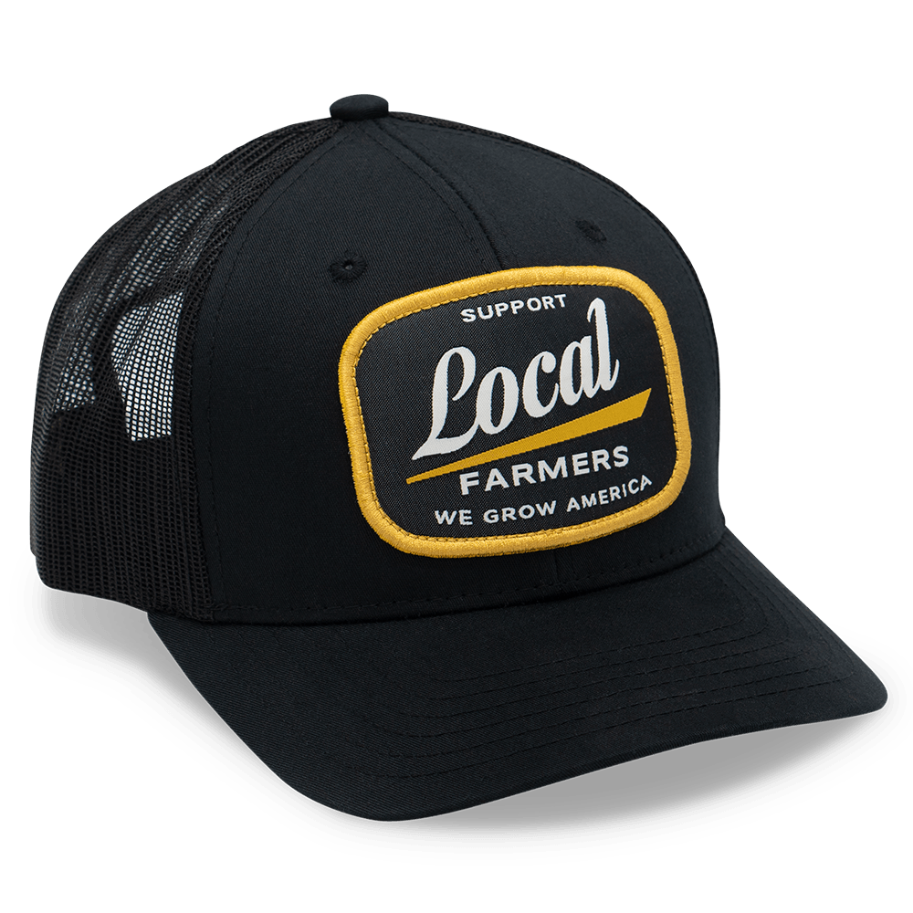 Local Farmer Hat-Black