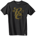 R27 Men's Tee - Black with gold logo